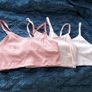 Aerie Ribbed Bralette Longline (pack of 3)